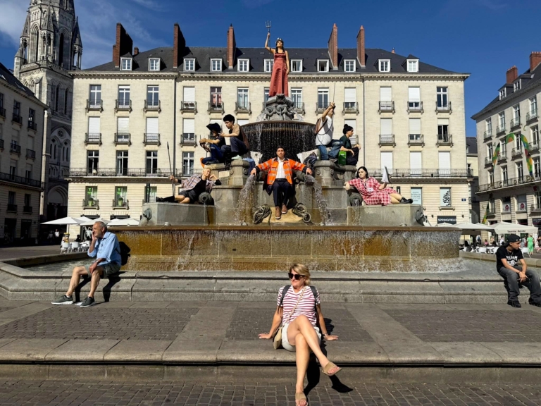 Nantes binnenstad kunstfestival