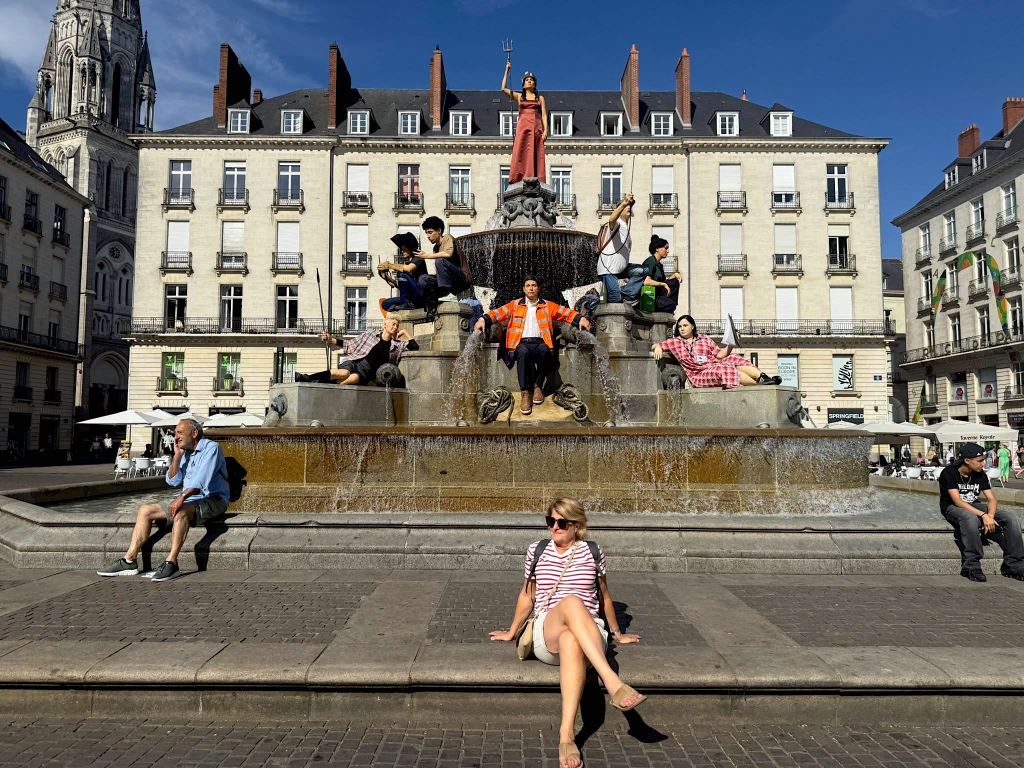 Nantes binnenstad kunstfestival