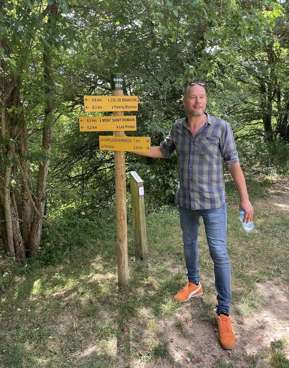 Wandelpaden rond Cluny Massif Sud
