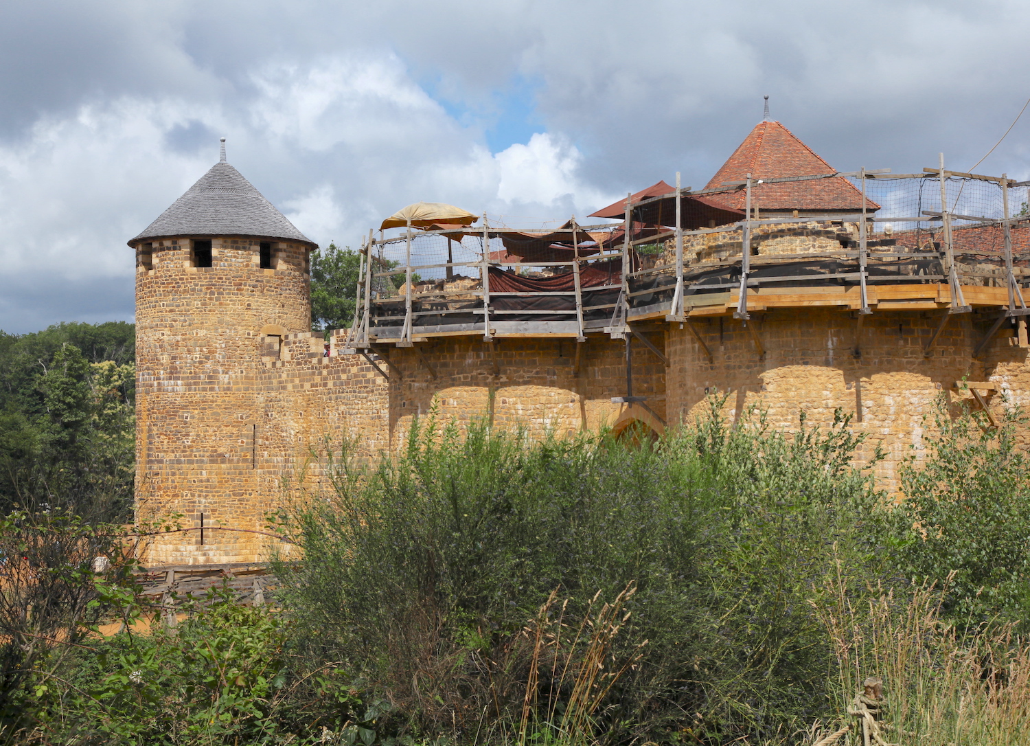 kasteel Guedelon in de Bourgogne