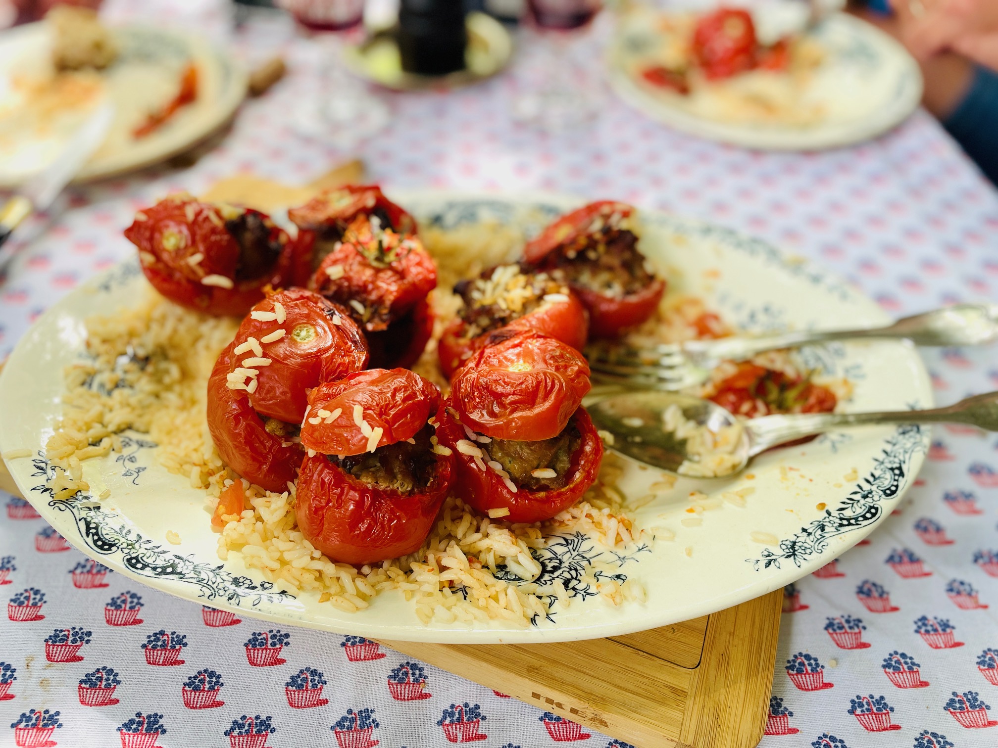 tomates farcies koken tijdens de vakantie