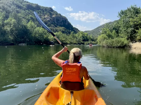 Kanovaren in de Gorges van de Hérault