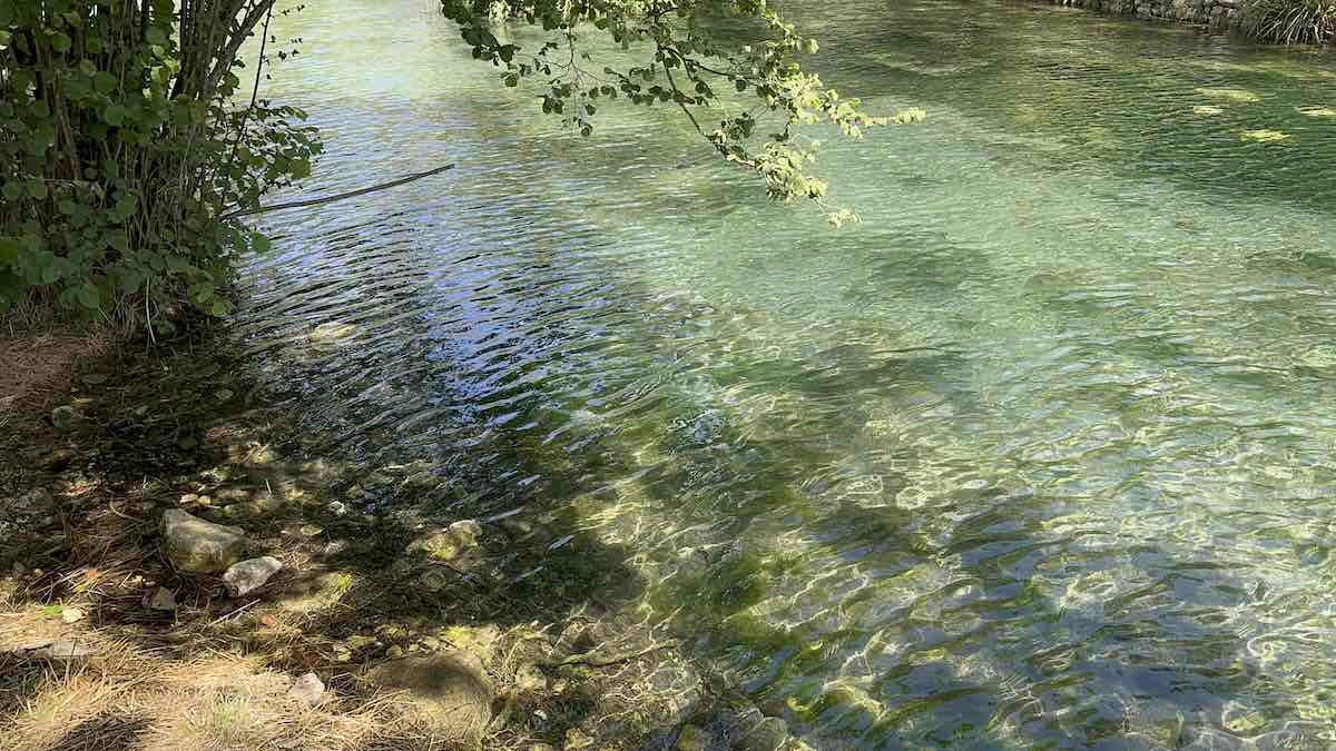 forellenkwekerij in de Provence