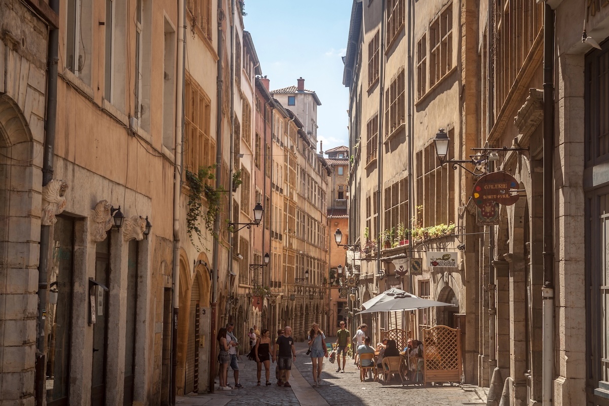 Vieux-Lyon wijk in Lyon