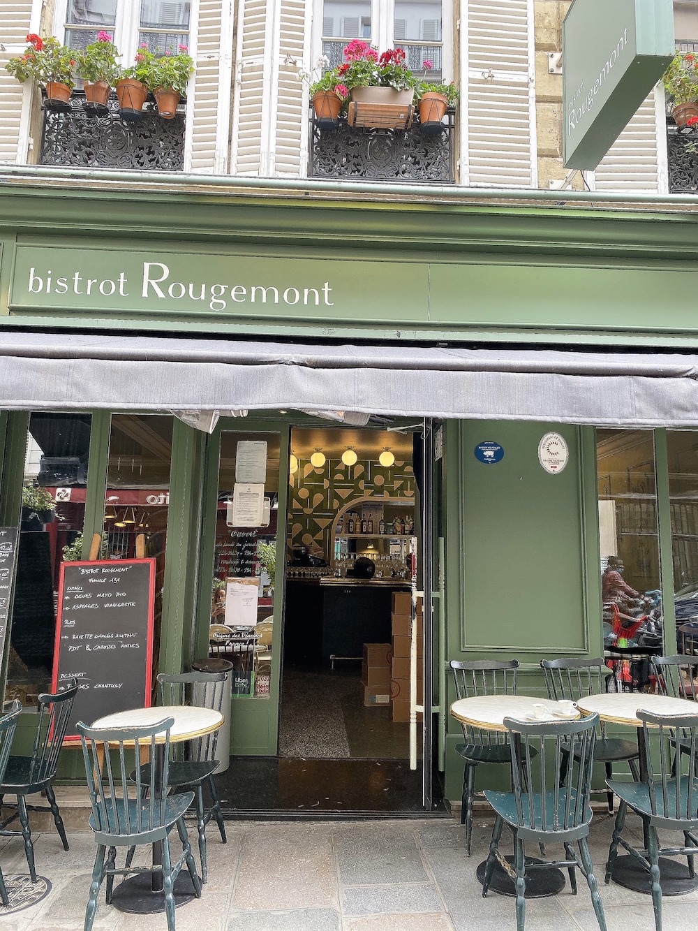 Bistrot Rougemont authentieke bistro in Parijs
