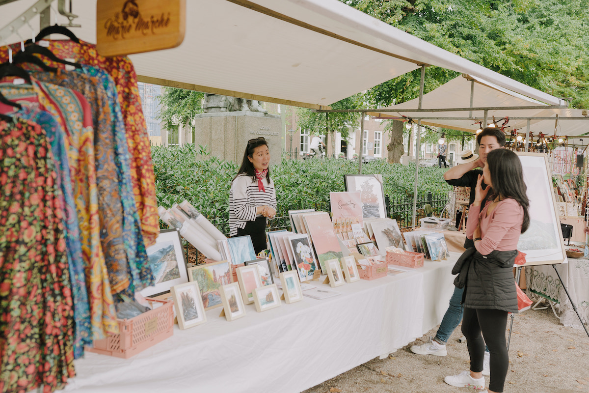 Le Marie Marché Franse markt in Den Haag