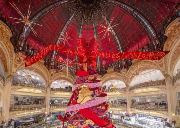Galeries Lafayette kerstboom 2025