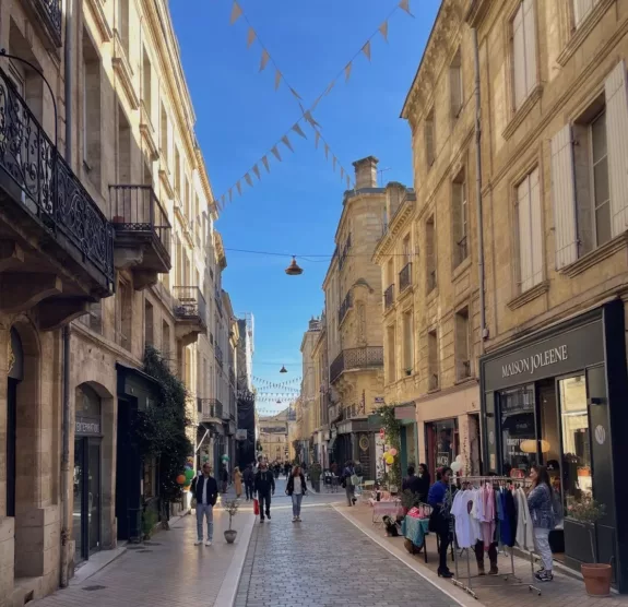 Bordeaux winkelen winkelstad