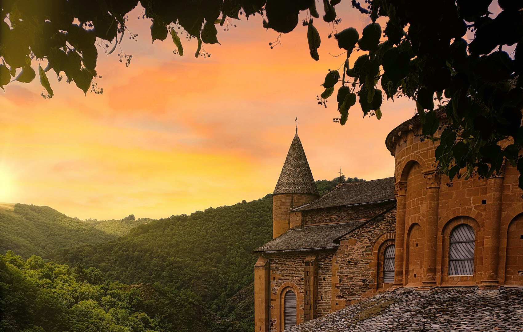 Conques abbaye Aveyron Occitanie
