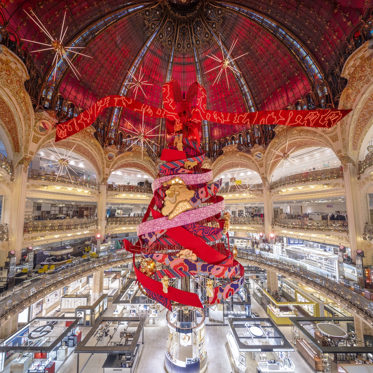Galeries Lafayette kerstboom 2025