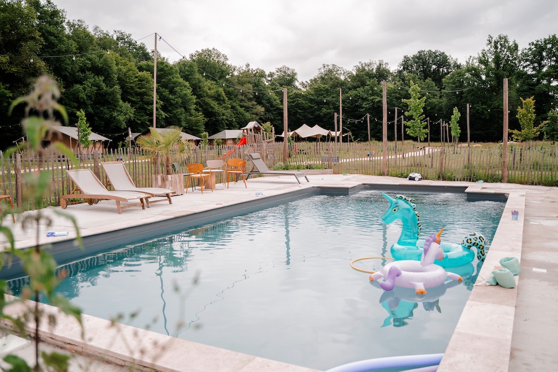 glamping Festilux kindvriendelijk domein met zwembad