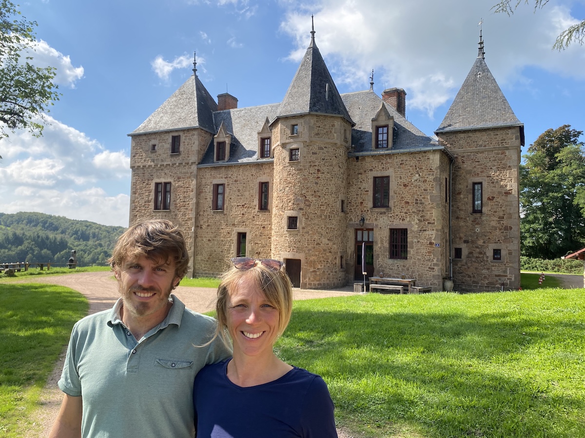Chateau de Bussolles beheerders Frans-Nederlands stel