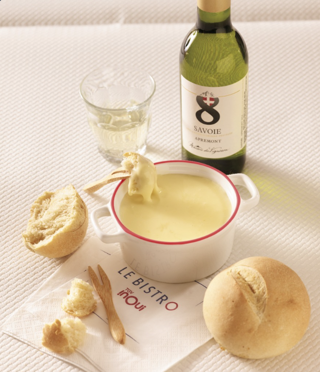 kaasfondue in de TGV