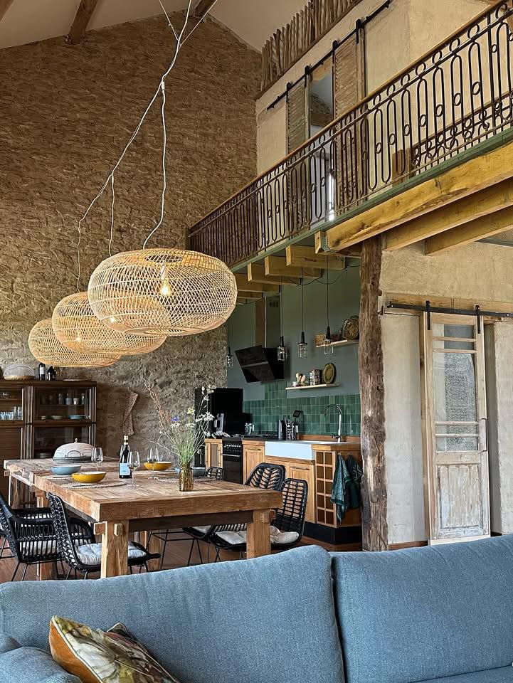 Gite La Vallée grote salon