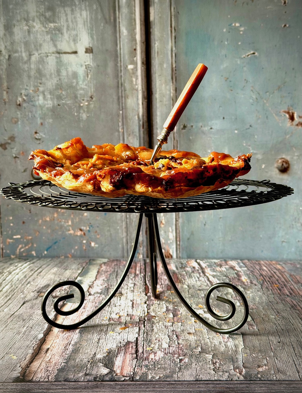 tarte tatin met appels en camembert recept