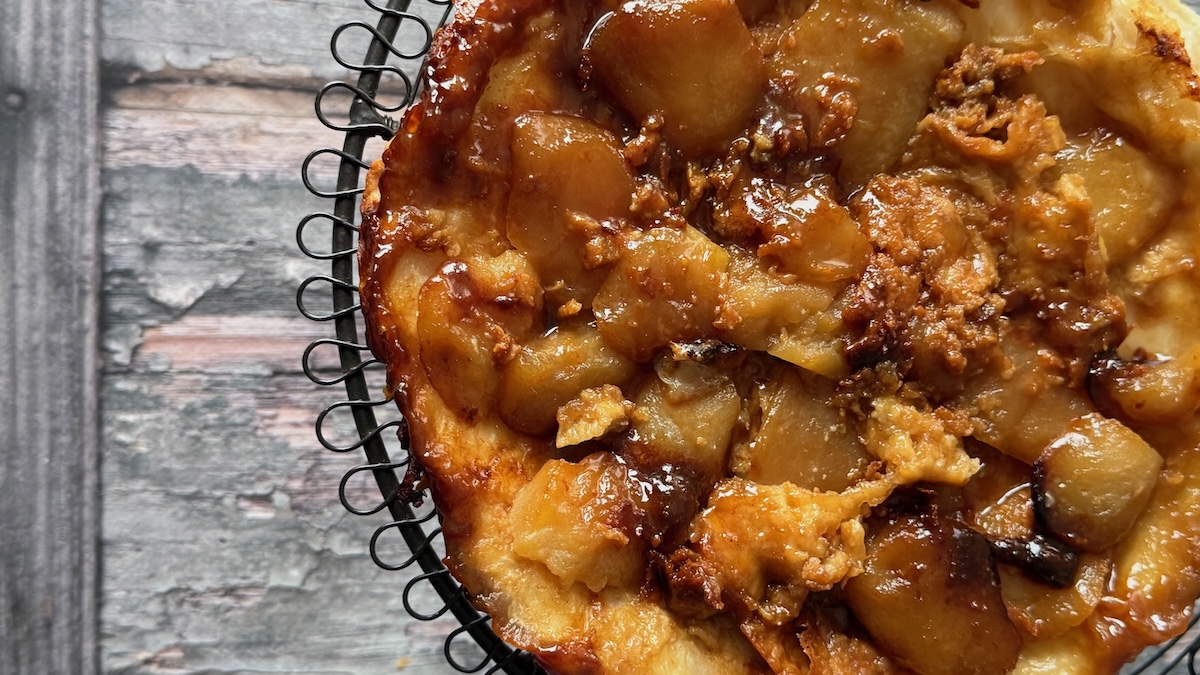 tarte tatin met appels en camembert recept