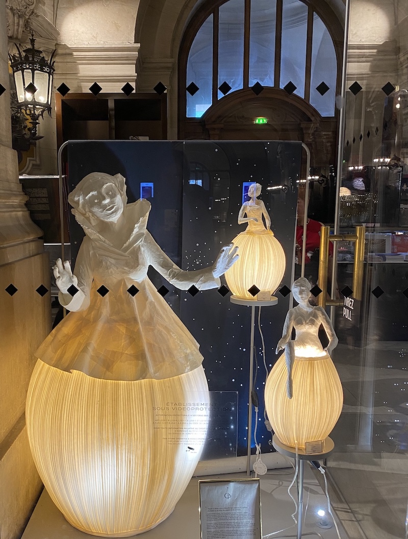 De opera in Parijs winkel