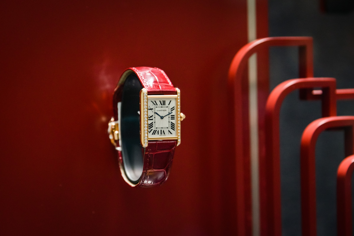 Cartier luxe horlogemerk uit Frankrijk model Tank Louis Cartier