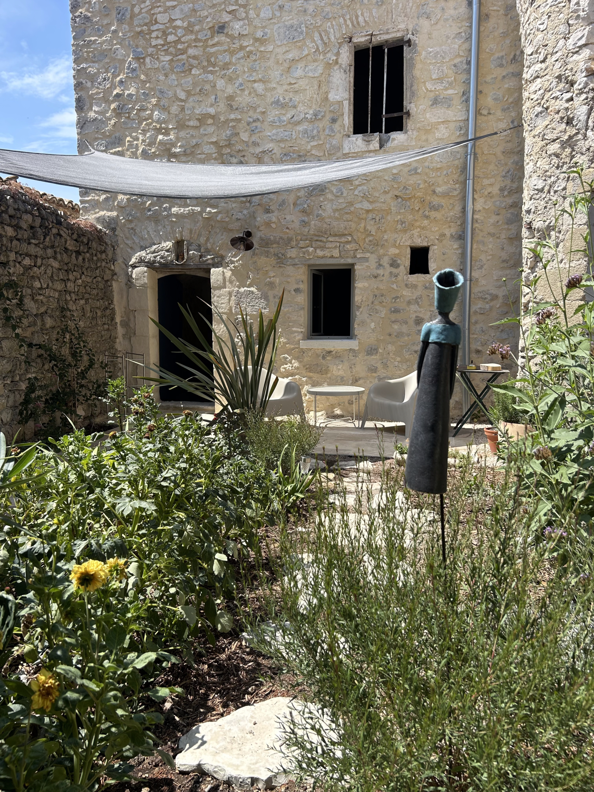 L'Ancienne église bij Uzès B&B-kamer